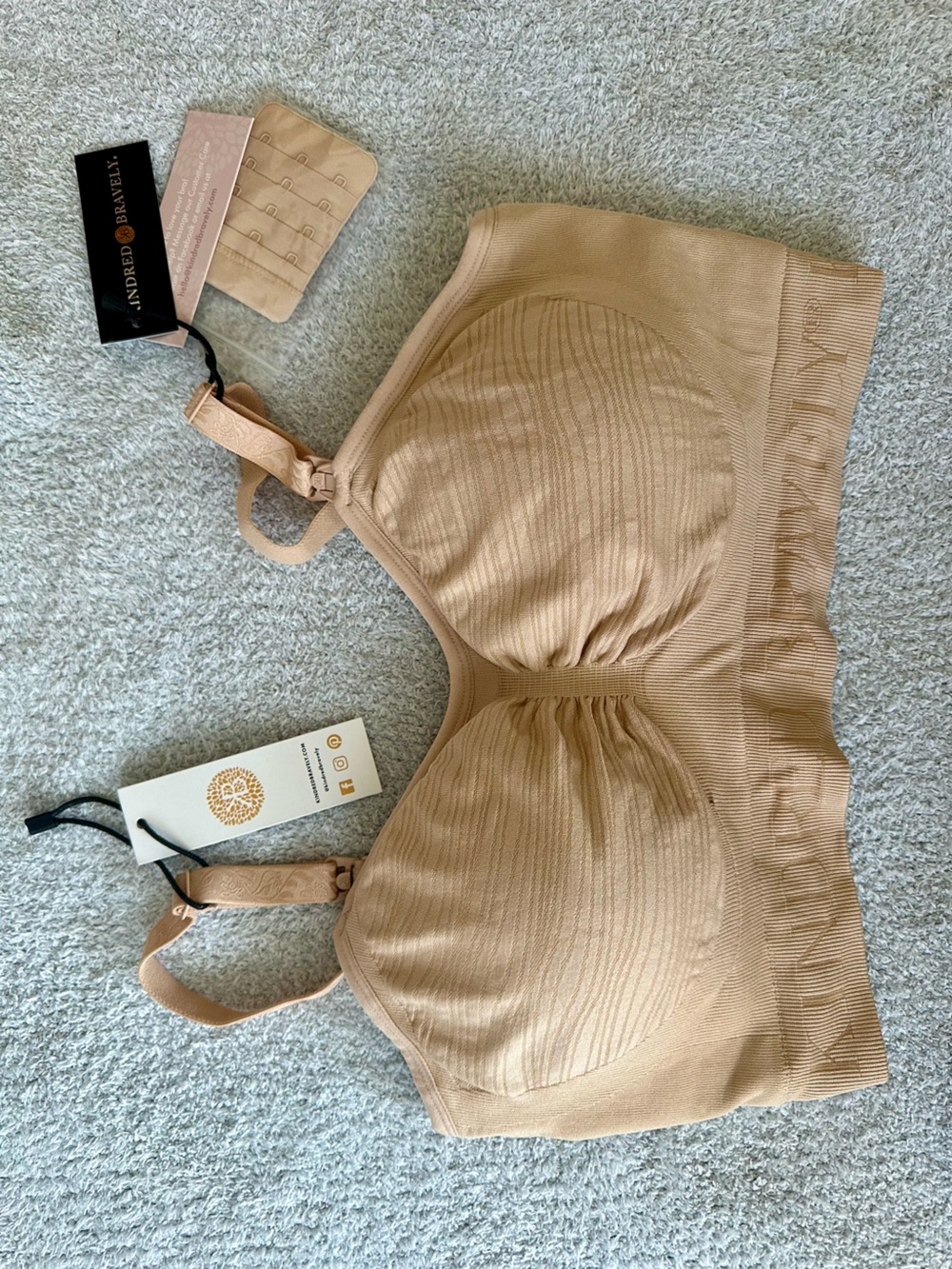 Kindred Bravely Beige Wireless Nursing Bra
